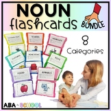 Noun Flashcards printable tacting cards for ABA, ELL, and 