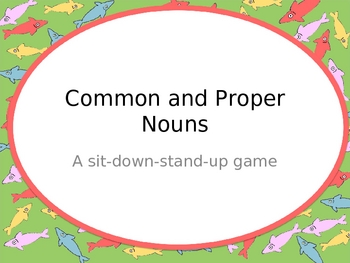 Preview of Noun Game