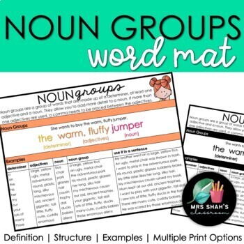 Noun Groups Poster (ROBLOX theme) - Grammar Train: Professional Development  Courses for Teachers