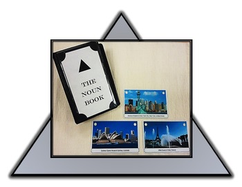 Preview of Noun Picture Cards for Grammar Practice  {Montessori High-Rise}