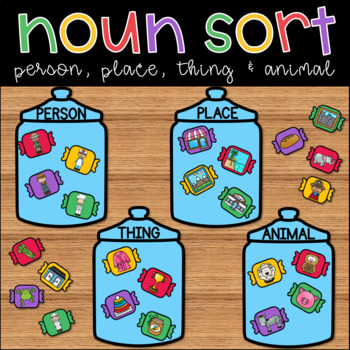 Nouns-person, Place, Thing, Animal Teaching Resources | TPT