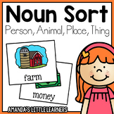 Noun Sort - Person, Animal, Place, or Thing?