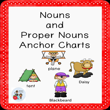 Noun Proper Nouns Anchor Charts by Kestner's Kreations Primary Pickins