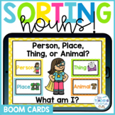 Boom Cards Distance Learning! - Noun Sort!