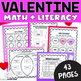 Valentines Day Worksheets | Math and Literacy Activities for 1st and 2nd Grade