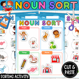 Noun Sort: People, Places, Things, or Animals | Cut and Pa