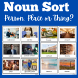 Noun Nouns | Person Place or Thing Sort Activity | Pre K, 