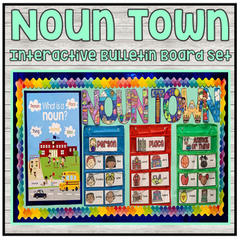 Preview of Noun Town Interactive Bulletin Board Literacy Center