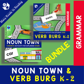 Preview of Noun Town and Verb Burg BUNDLE