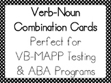 Noun-Verb Combination Cards for VB-MAPP Tacting Program