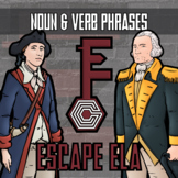 Noun & Verb Phrases Escape Room Activity - Printable & Dig