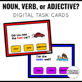 Noun, Verb, or Adjective  Boom Cards | Parts of Speech