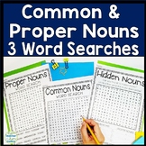 Noun Word Search: 3 Noun Word Searches (Proper & Common No