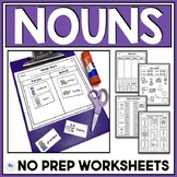 Noun Worksheets | Common And Proper Nouns First Grade Kind