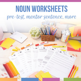 Noun Worksheets for Common, Proper, Abstract, Concrete Nouns Noun Activities