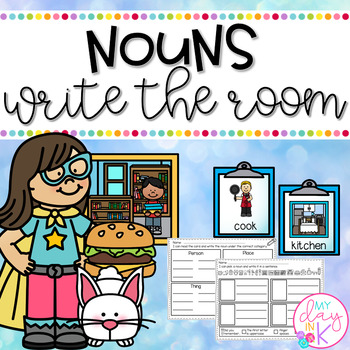 Preview of Nouns Write the Room