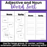 Noun and Adjective word sort