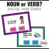 Noun or Verb Sorting Boom Cards