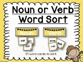 Noun or Verb Word Sort