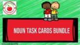 Noun task cards and bonus free noun puzzle activity