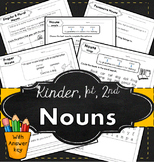 Singular and Plural Nouns Worksheets 1st Grade Grammar Act