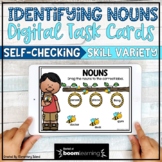 Nouns Activities for Digital Learning BOOM Cards | Distanc