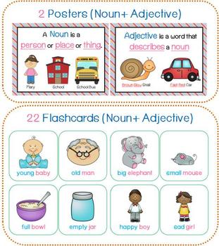 Nouns and Adjectives by Roller Kiddie | Teachers Pay Teachers