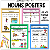 Nouns Anchor Chart | Common Proper, Singular Plural, Posse