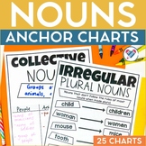 Nouns Anchor Charts and Types of Nouns Anchor Charts