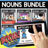 Nouns Boom Card BUNDLE - Pronouns Proper Nouns Articles GRAMMAR