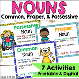 1st Grade Common Proper & Possessive Nouns | Printable & D