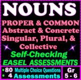 Nouns. Common & Proper. Self-Checking EASEL Assessments. 5