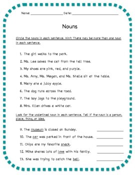 common and proper nouns quiz teaching resources tpt