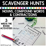 Compound Words and Contractions Activity - Scavenger Hunt 