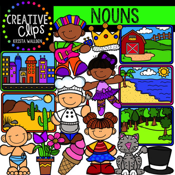 Preview of Noun Clipart {Creative Clips Digital Clipart}
