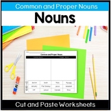 Kindergarten and First Grade Nouns Worksheets