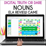 Nouns Digital ELA Truth or Dare Game Grammar Activity