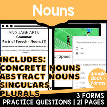 Preview of Nouns Digital Resources Common Proper Abstract Collective Digital Resources