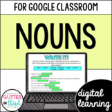Nouns Grammar Activities for Google Classroom Digital