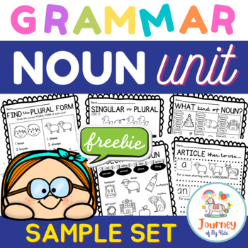 Preview of Nouns │ Grammar Game: Singular & Plural, Countable & Uncountable - FREEBIE