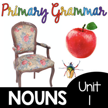 Preview of Nouns - Grammar Unit for kindergarten first and second grade - Pronouns Language