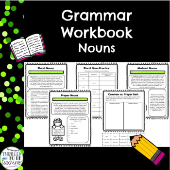 Preview of Nouns Grammar Workbook