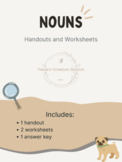 Nouns Handout and Worksheets