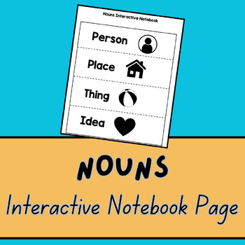 Preview of Nouns- INTERACTIVE NOTEBOOK