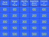 Nouns Jeopardy Review Powerpoint