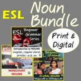 ESL Beginners ESL Grammar Activities Noun Mega Bundle: Plu