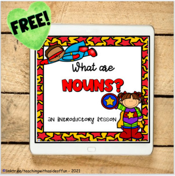 Preview of Nouns Mini-lesson [Google Slides] FREE!