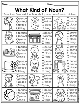 nouns no prep packet by the moffatt girls teachers pay