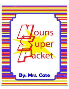 Preview of Nouns (Packet w/center work and games)