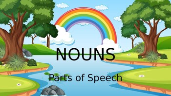 Preview of Nouns Parts of Speech Picture English Presentation